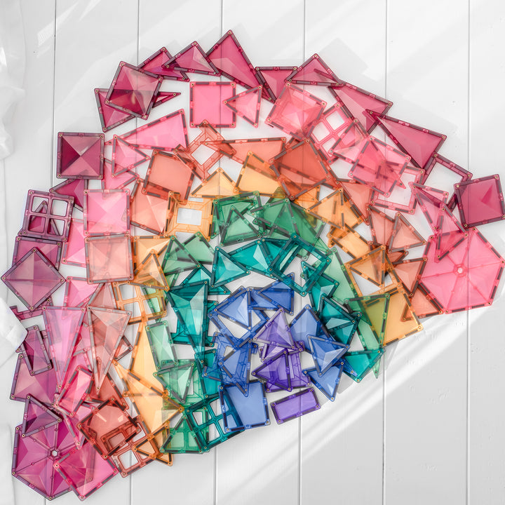 Connetix Tiles - 202 Piece Mega Set | Pastel