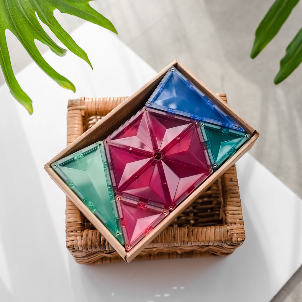 Connetix Tiles - 40 Piece Geometry Set | Pastel
