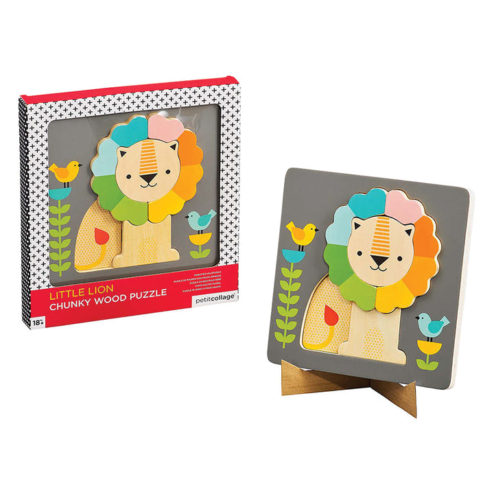 Chunky Wood Puzzle - Little Lion